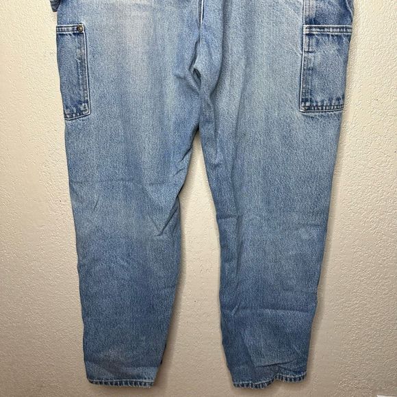 Carhartt Double Knee Denim Carpenter Pants Size 38 - Picture 7 of 8
